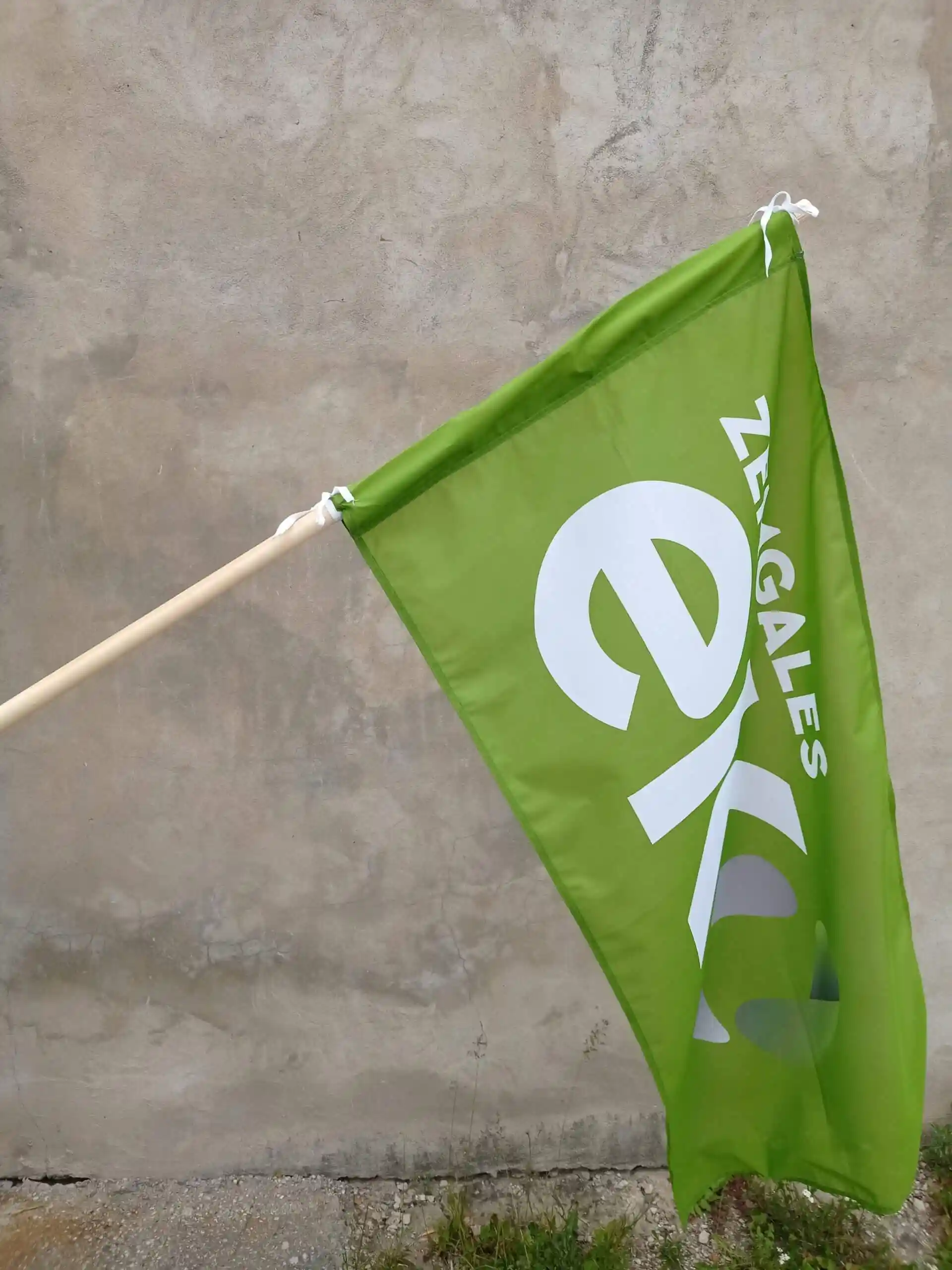 Zemgales Eko logo uz karoga