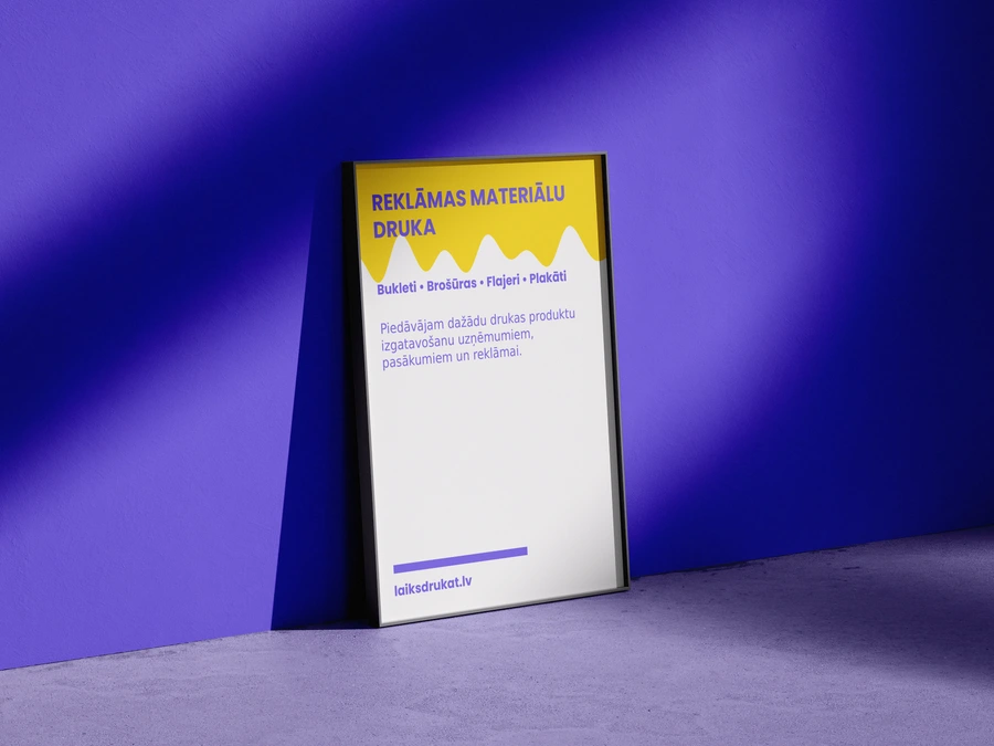 Bukleti, brošūras, flajeri un citi drukas materiāli